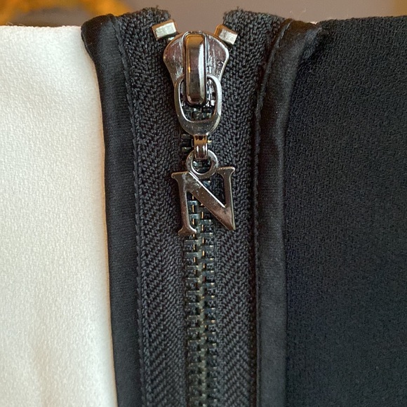 Nue By Shani Shapewear Black White and Coral Colourblock Dress - Picture 8 of 14